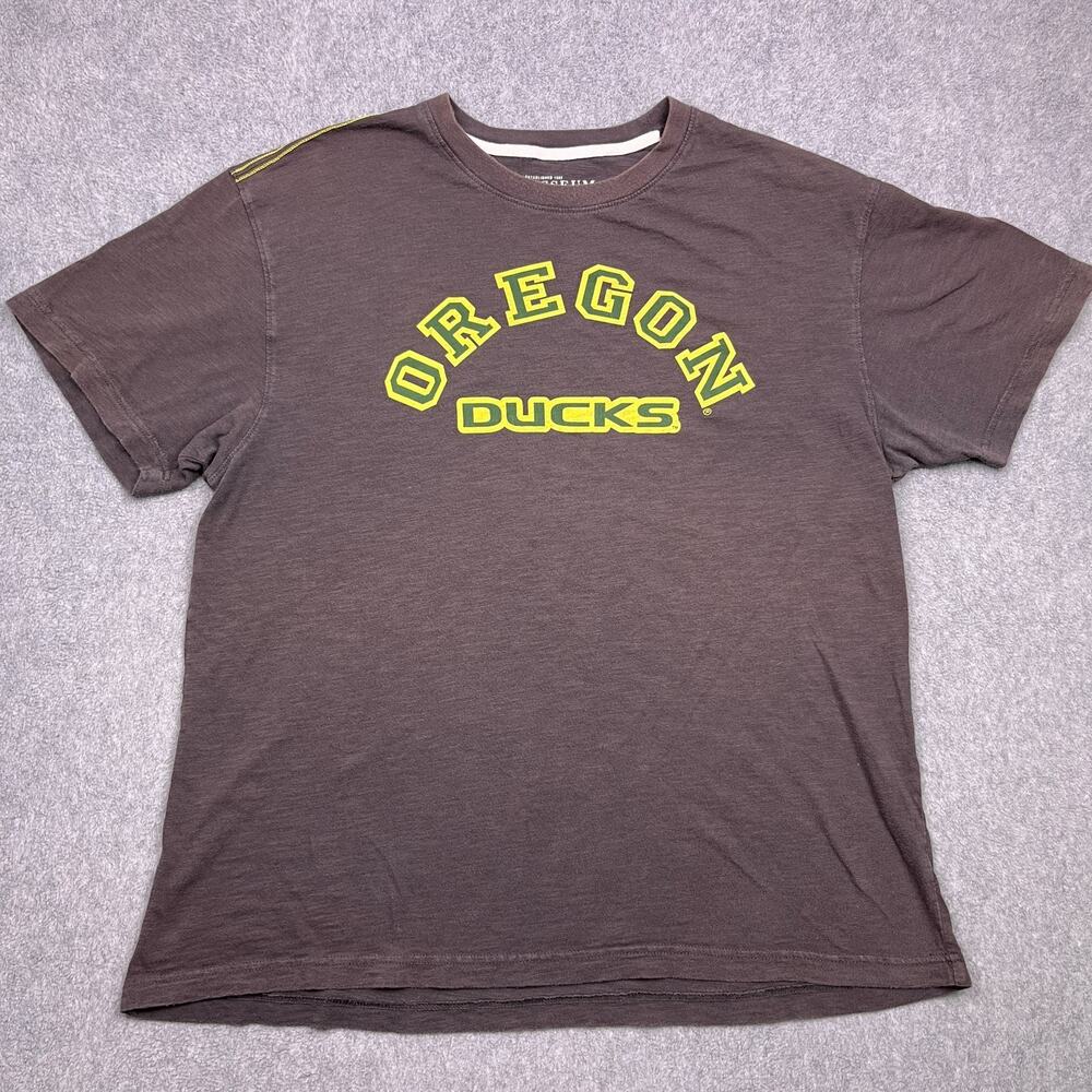 colosseum athletics oregon ducks t-shirt‎ gray football ncaa mens xl